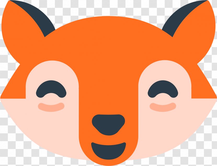 Heart Emoji Background - Snout - Whiskers Fox Transparent PNG