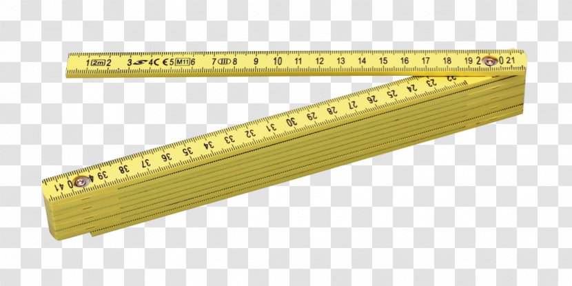 Plastic Yardstick Yellow Material Ruler - Geography - Lotion Cream Transparent PNG