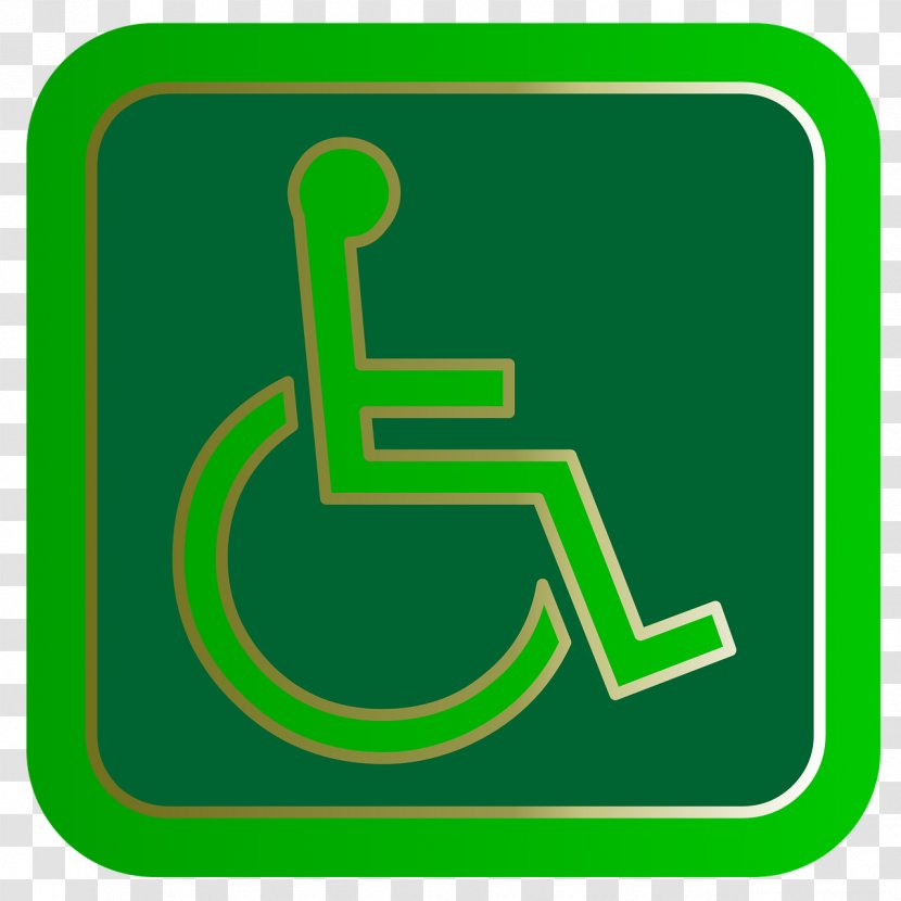 Disability Clip Art - Yellow - Rectangle Transparent PNG