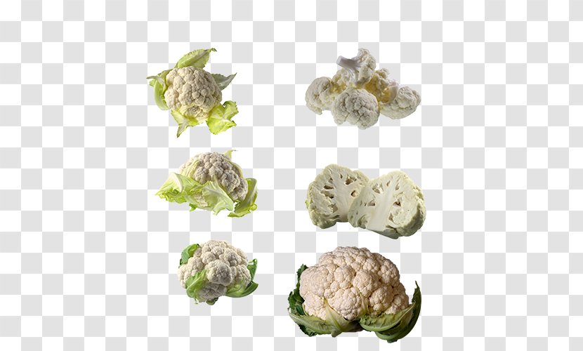 Curau Supermarket Shopping Cart Drawing - Vegetable - Creative Cauliflower Transparent PNG