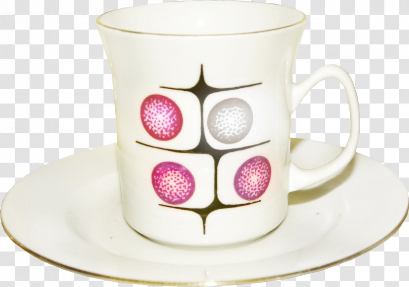 Tea Mug Tableware Saucer Coffee - Ceramic Transparent PNG