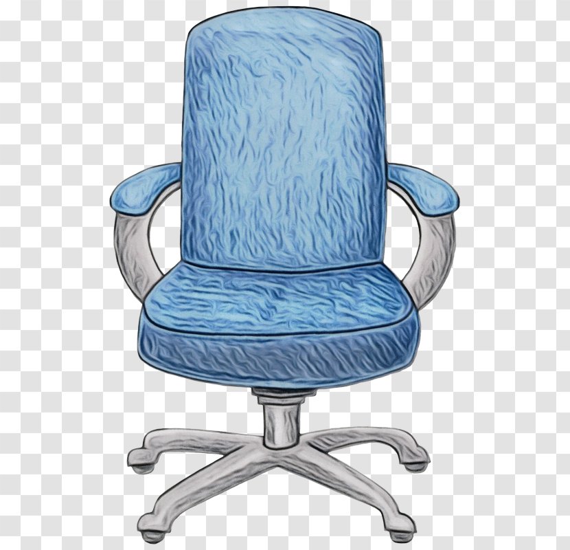 Watercolor Background - Office - Furniture Chair Transparent PNG