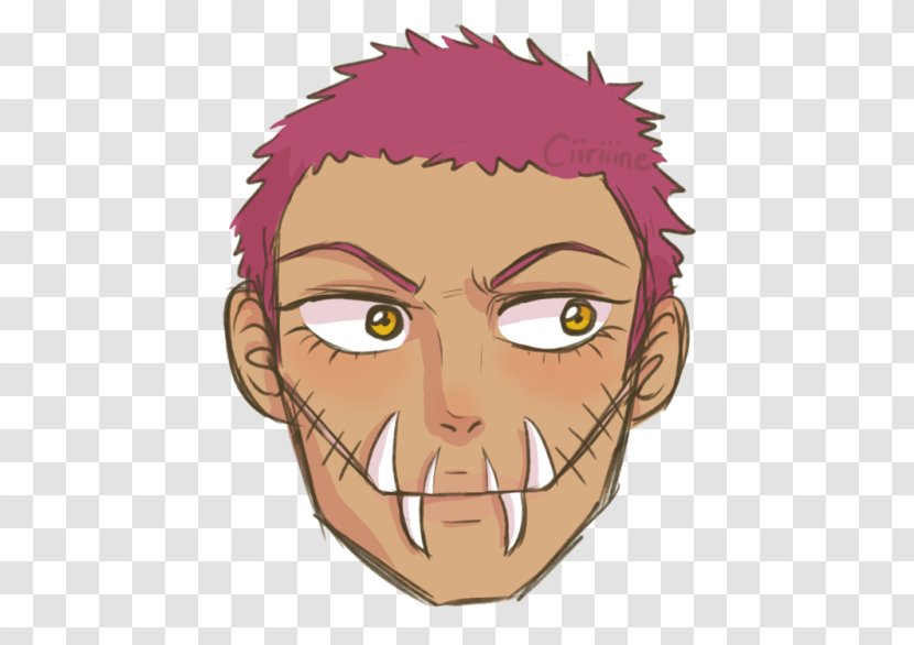 One Piece Monkey D. Luffy Enel Cheek Beard - Tongue Transparent PNG