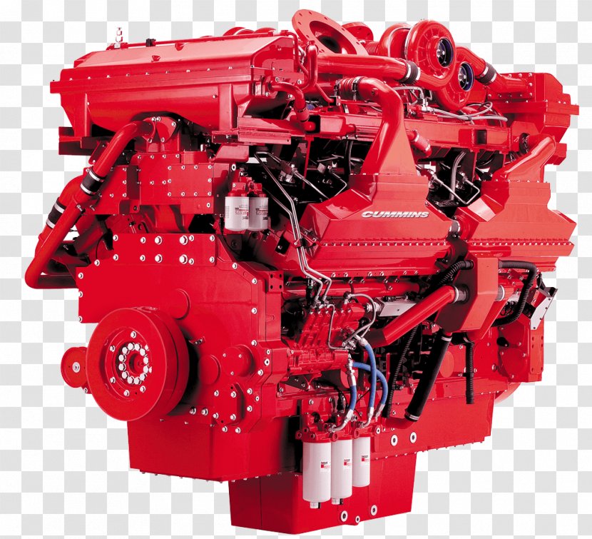 Cummins Diesel Engine Common Rail Fuel Injection - Marine Propulsion Transparent PNG