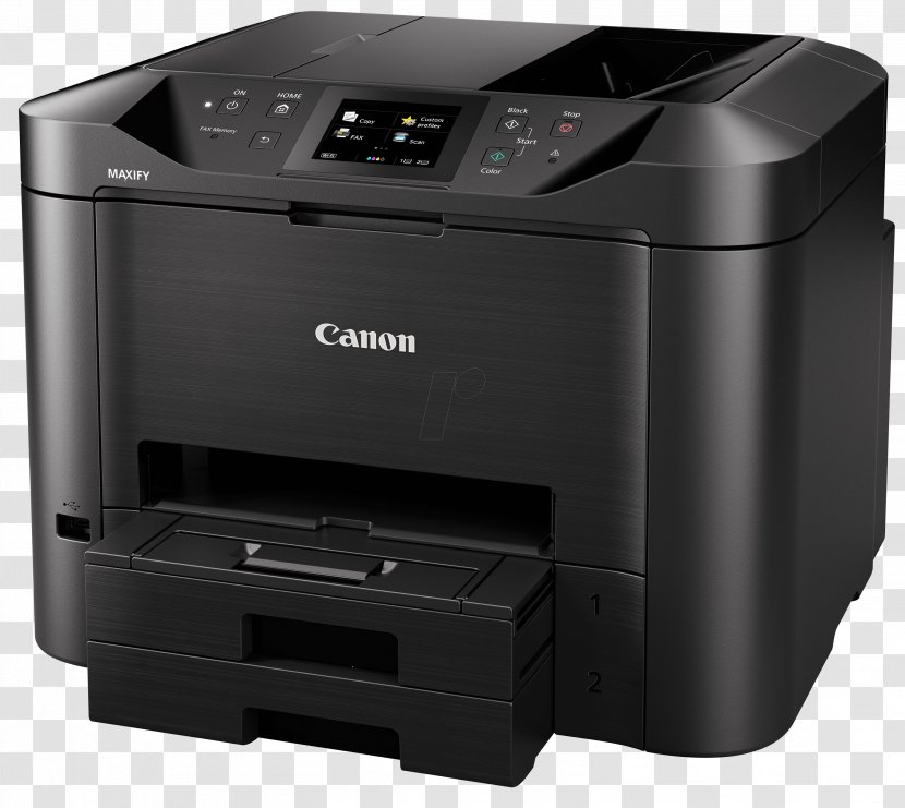 Multi-function Printer Canon MAXIFY MB5420 Inkjet Printing - Electronic Device Transparent PNG