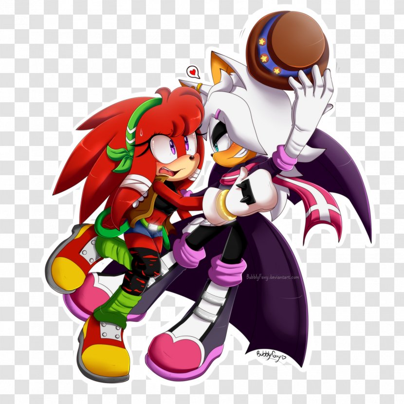 Sonic & Knuckles The Echidna Hedgehog Rouge Bat Amy Rose - Character - Calaver Couple Transparent PNG