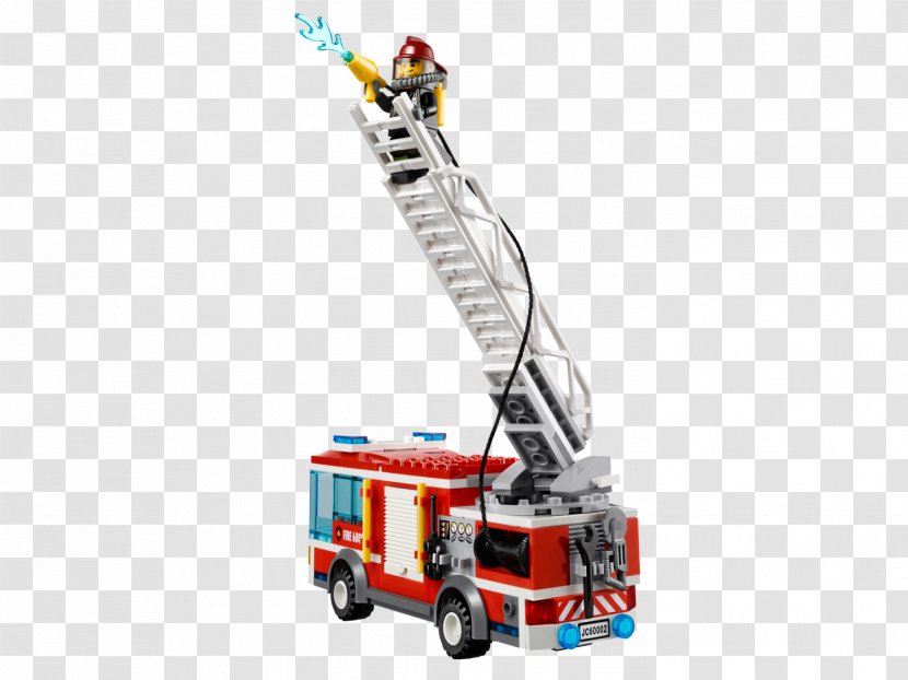 LEGO City 60002 Toy Fire Engine - Lego Transparent PNG