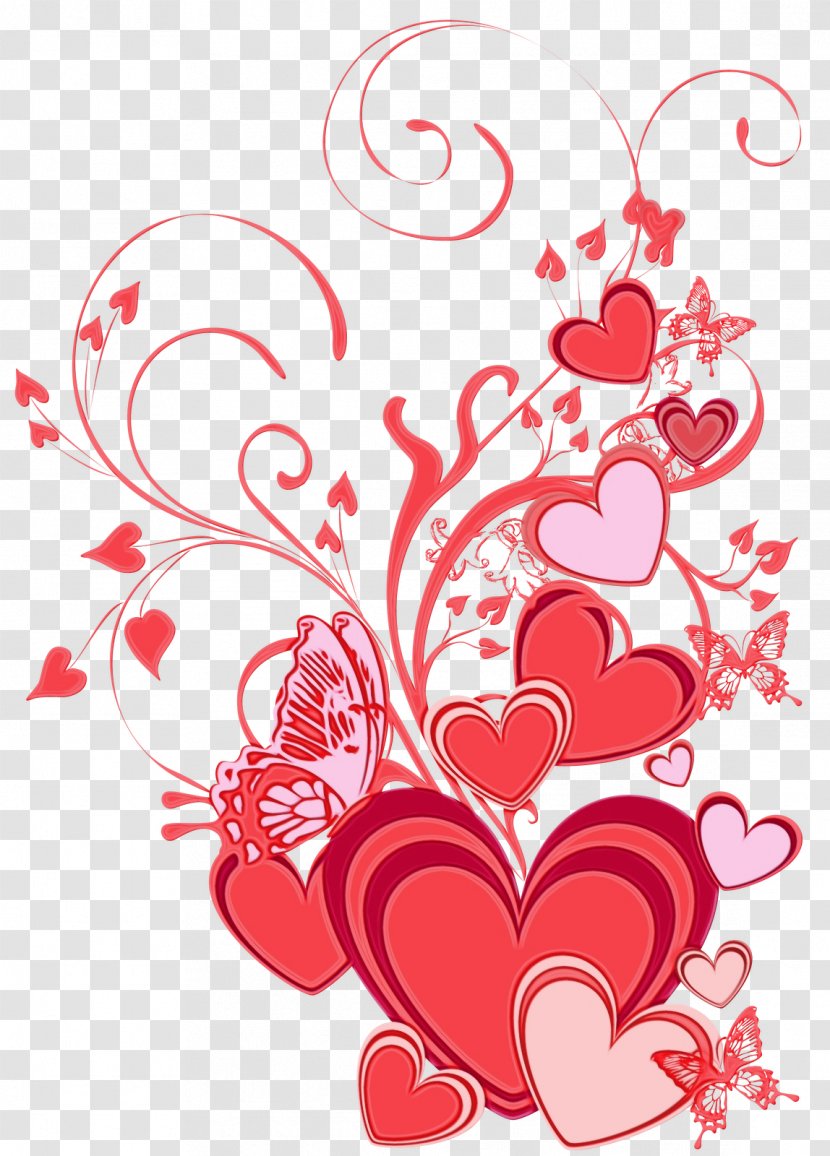Valentine's Day - Red - Visual Arts Valentines Transparent PNG