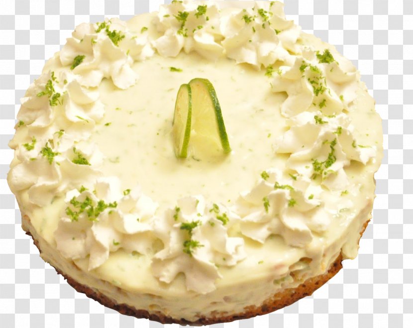 Key Lime Pie Cheesecake Cream Torte - Dessert Transparent PNG