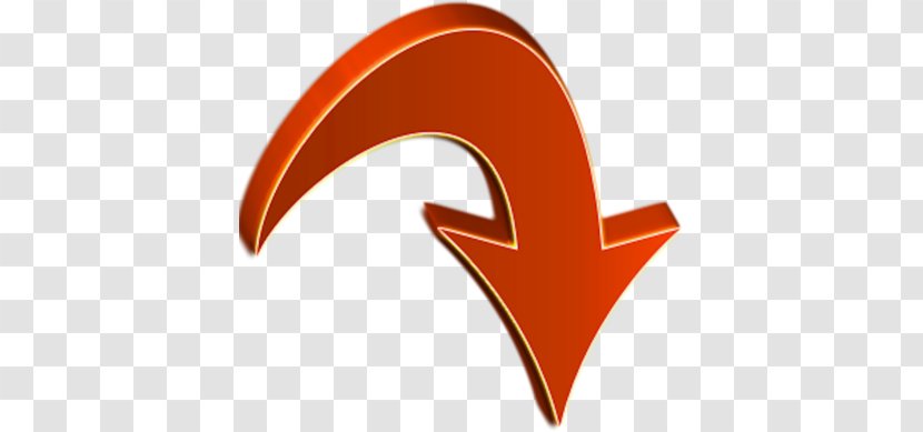 Logo Arrow - Orange - Visual Design Elements And Principles Transparent PNG