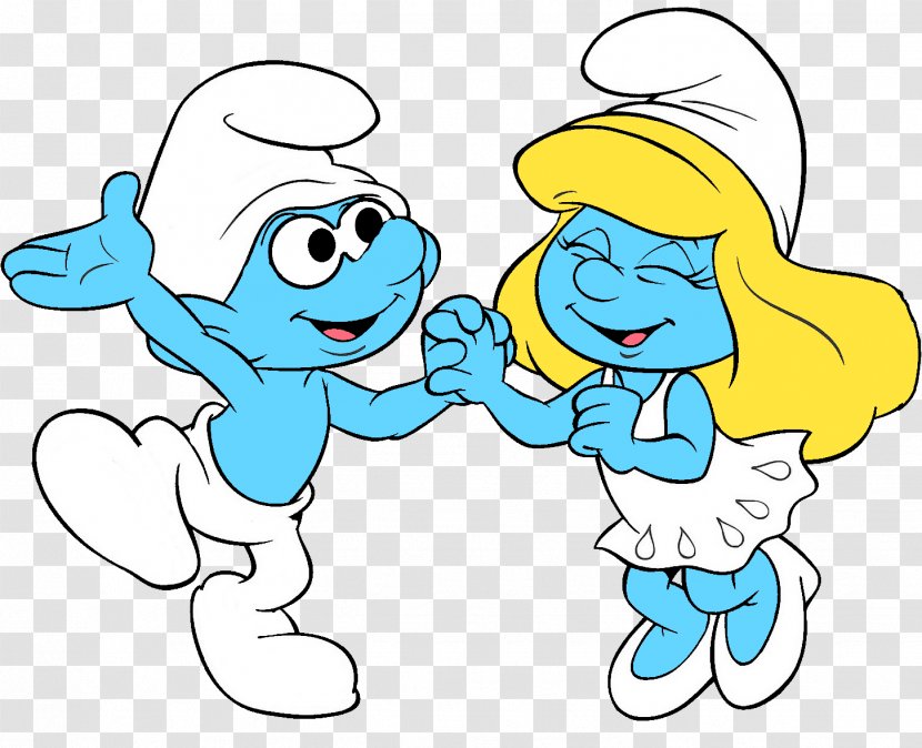 The Smurfette Clumsy Smurf Dance Smurfs - Silhouette Transparent PNG