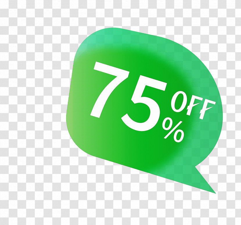 75 Off Sale Sale Tag Transparent PNG