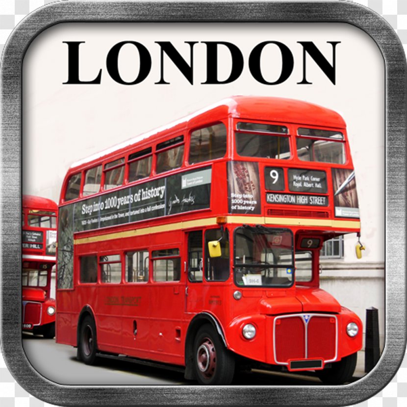 Double-decker Bus Tour Service Transport Motor Vehicle - Double Decker - London Buses Transparent PNG