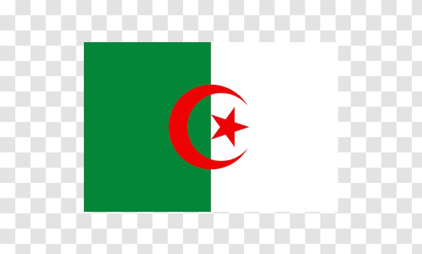 Flag Of Algeria National - Text Transparent PNG