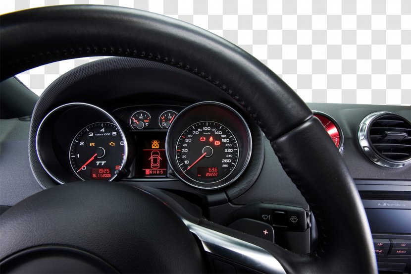 Car Dashboard Steering Wheel Computer File - Black Interiors Transparent PNG