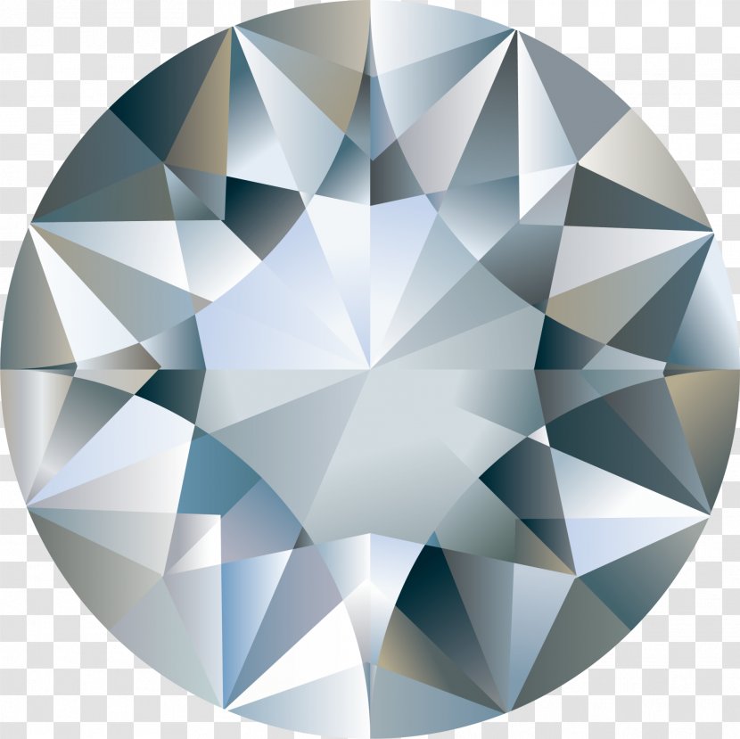 Euclidean Vector - Symmetry - Silver Sparkle Diamond Transparent PNG