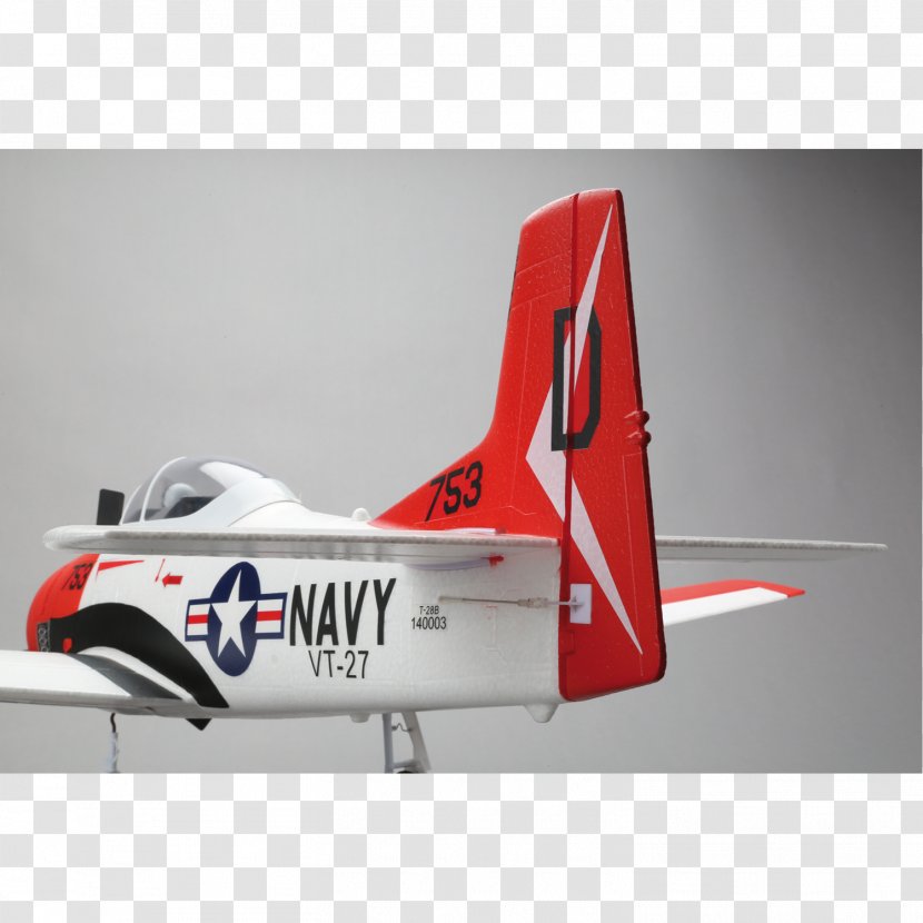 North American T-28 Trojan Radio-controlled Aircraft E-flite Airplane - Radiocontrolled Transparent PNG