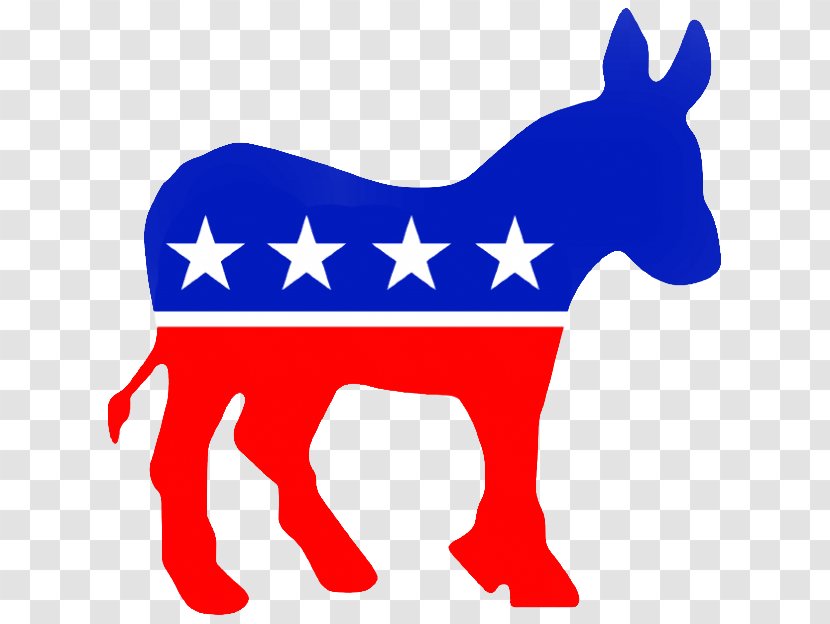 United States Democratic Party Democratic-Republican Political - Donkey - Flag Transparent PNG