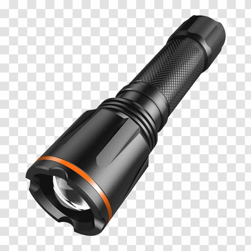 Flashlight Light-emitting Diode Gun Lights Lumen Torch - Aaa Battery - Screwdriver Transparent PNG
