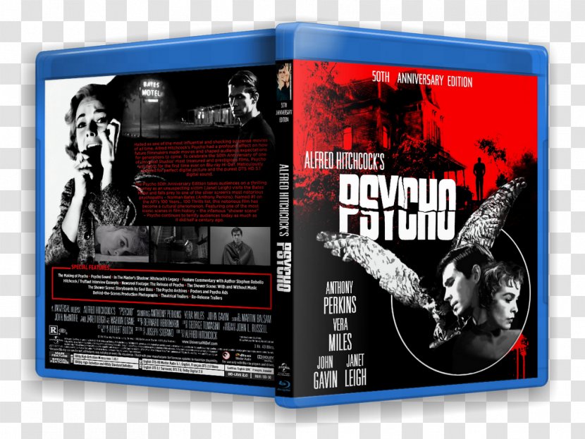 Psycho Brand DVD STXE6FIN GR EUR - Poster - Horror Film Transparent PNG