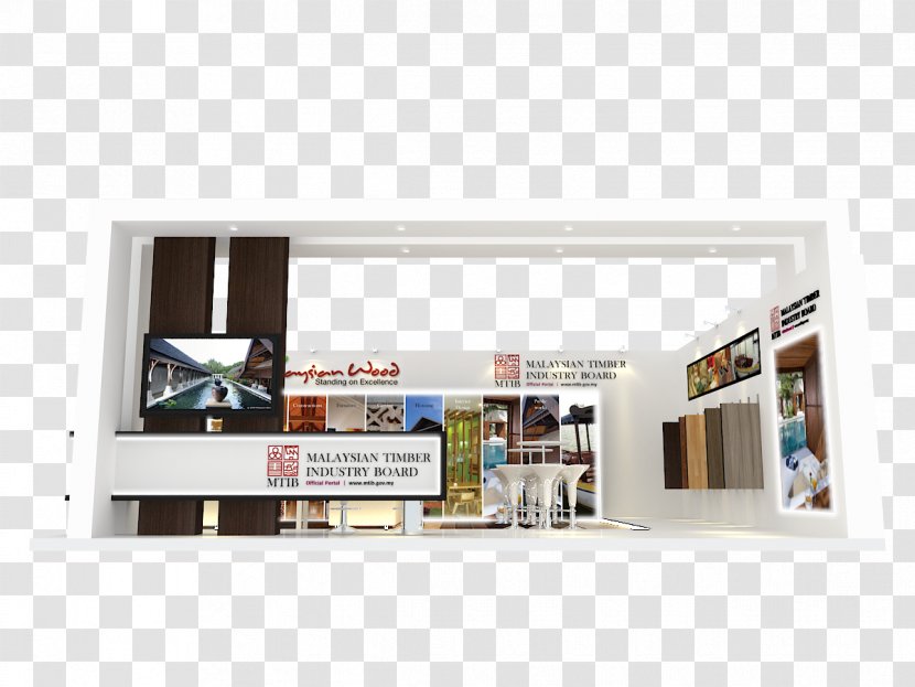 Multimedia Brand Shelf - Exhibition Design Transparent PNG