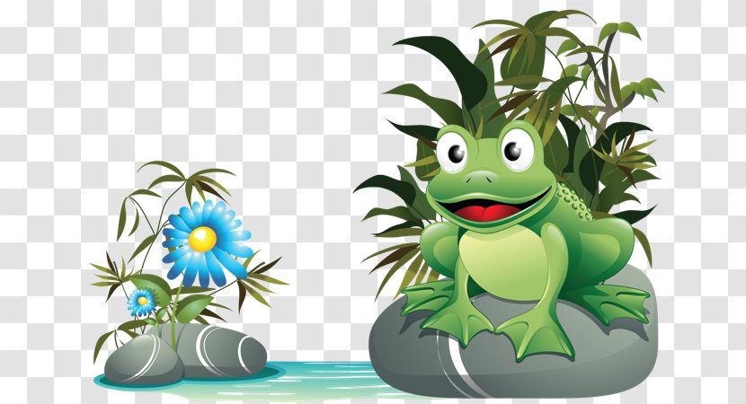 Frog Cartoon Royalty-free - Plant - Junior Transparent PNG