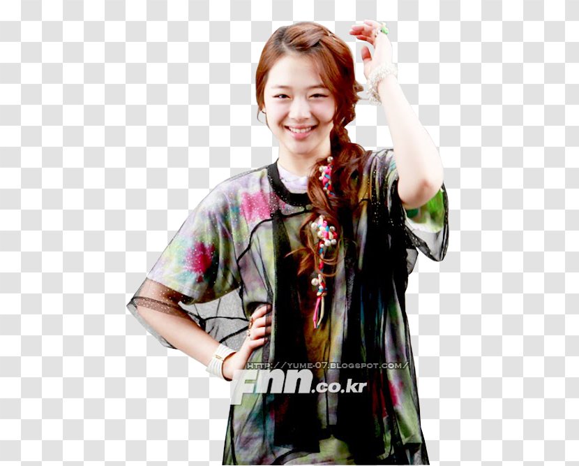 Sulli T-shirt Long Hair Blouse - Top Transparent PNG