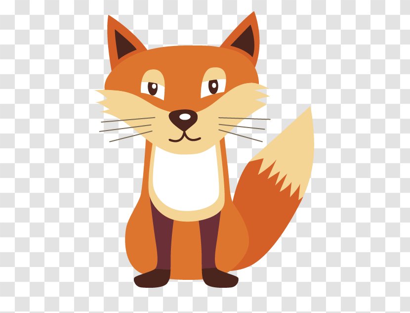 Red Fox Deer Illustration - Small To Medium Sized Cats Transparent PNG