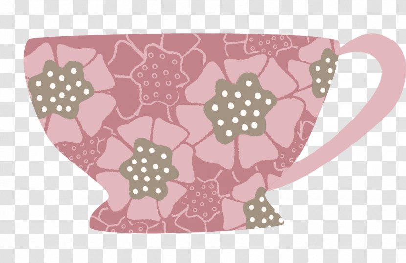 Coffee Teacup Pattern - Glass Transparent PNG