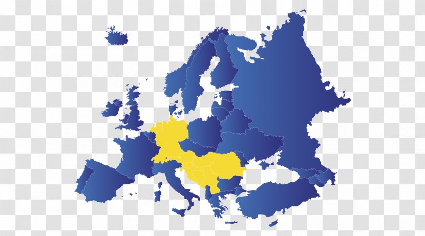 European Union Vector Map - Border Transparent PNG