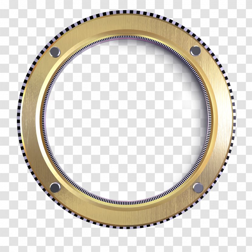 Paper Picture Frames Clip Art - Color - Circle Frame Transparent PNG