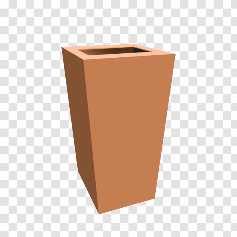 Rectangle Flowerpot - Angle Transparent PNG