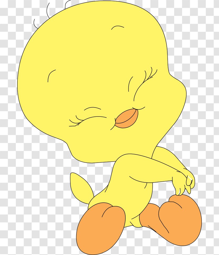 Tweety Tasmanian Devil Daffy Duck Bugs Bunny Sylvester - Baby Looney Tunes - Plant Transparent PNG