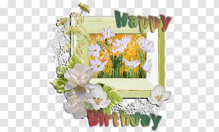 Happy Birthday Flower Bouquet Floral Design Party - Cher 70s Transparent PNG