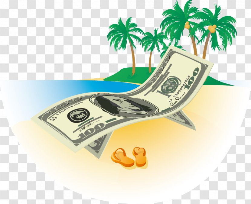 Clip Art - Food - Dollar And The Seaside Vector Material Transparent PNG
