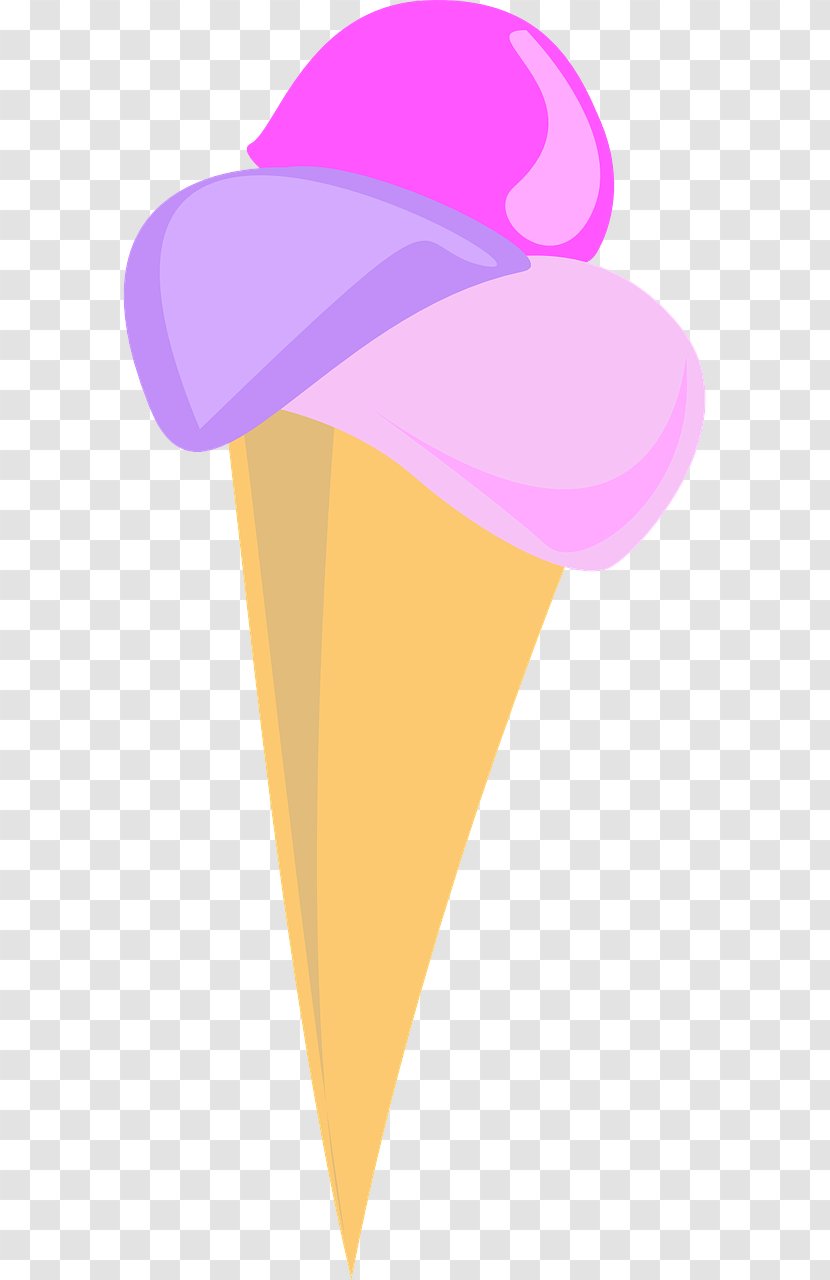 Ice Cream Cones Sundae Waffle - Dessert Transparent PNG