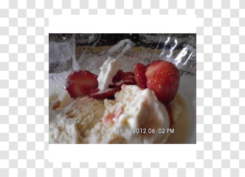 Strawberry Cream Frozen Dessert Flavor Transparent PNG