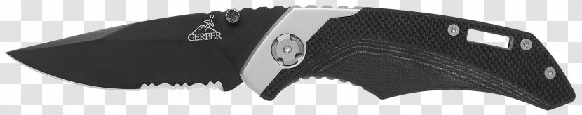 Knife Drop Point Gerber Gear Serrated Blade Clip Transparent PNG