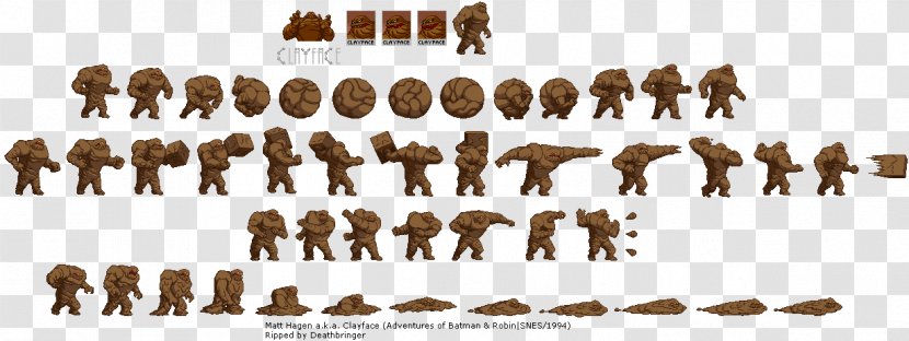 Clayface Homo Sapiens Line Font Transparent PNG