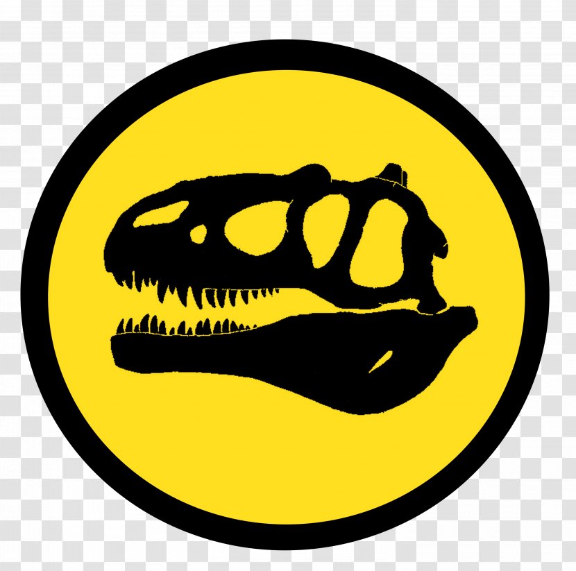 Allosaurus Logo Jurassic Park - Smile Transparent PNG