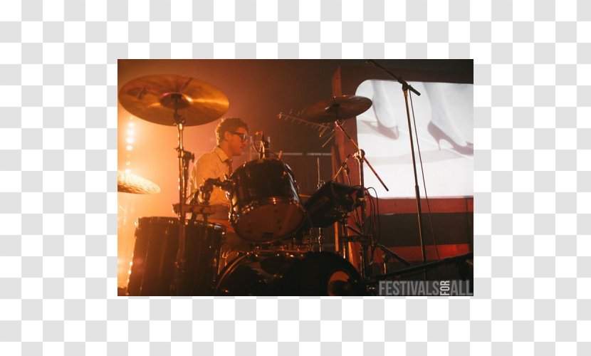 Drums Tom-Toms Timbales Hi-Hats - Silhouette Transparent PNG