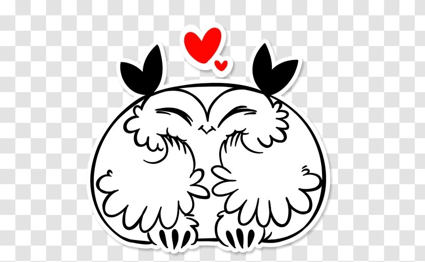 Owl Sticker Telegram Duck - White Transparent PNG