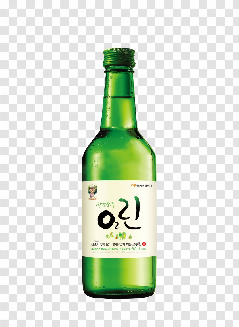 Soju Korean Cuisine Rice Wine Makgeolli Distilled Beverage - Beer - Corporate Boards Transparent PNG