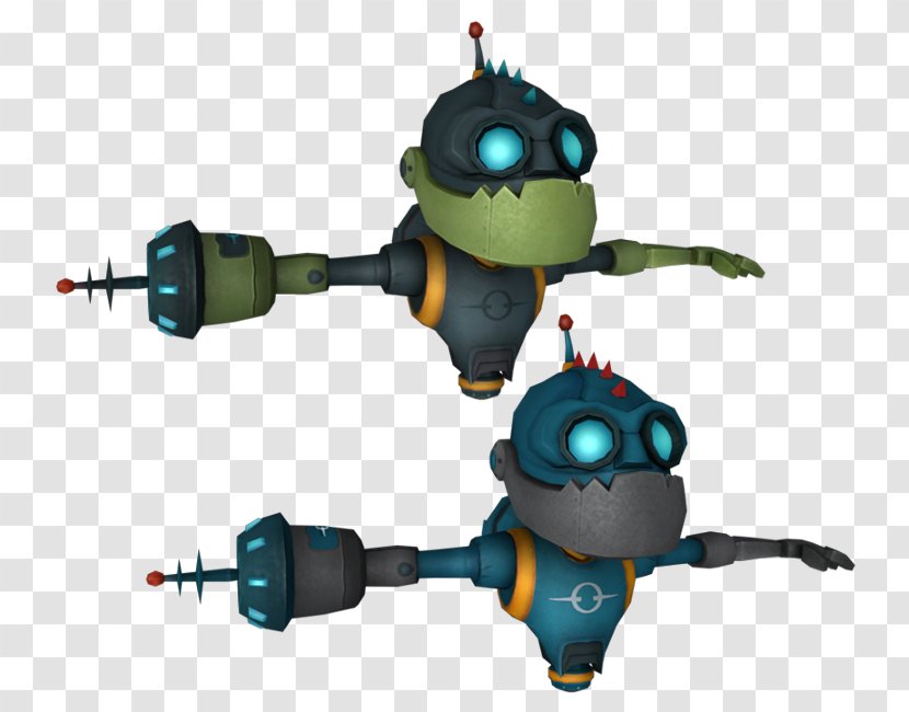 Ratchet & Clank Future: A Crack In Time Mr. Zurkon PlayStation 3 Video Game - Fictional Character - Robot Transparent PNG