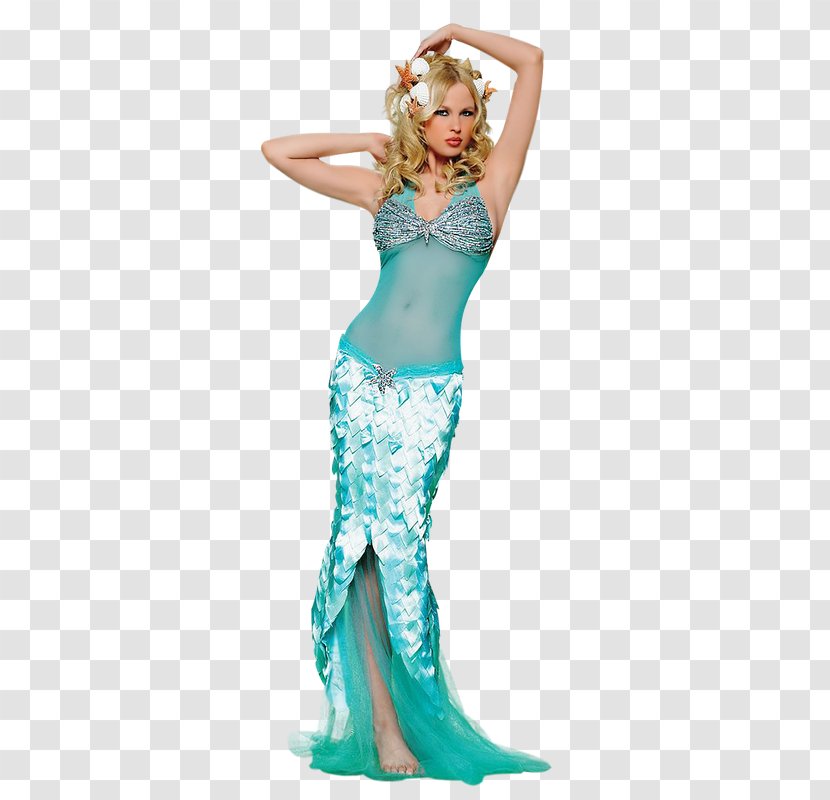 The Little Mermaid Halloween Costume Clothing - Adult - Old Ladies Transparent PNG