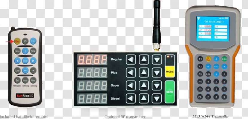 Feature Phone Light Numeric Keypads Business Telephone - Communication Device Transparent PNG