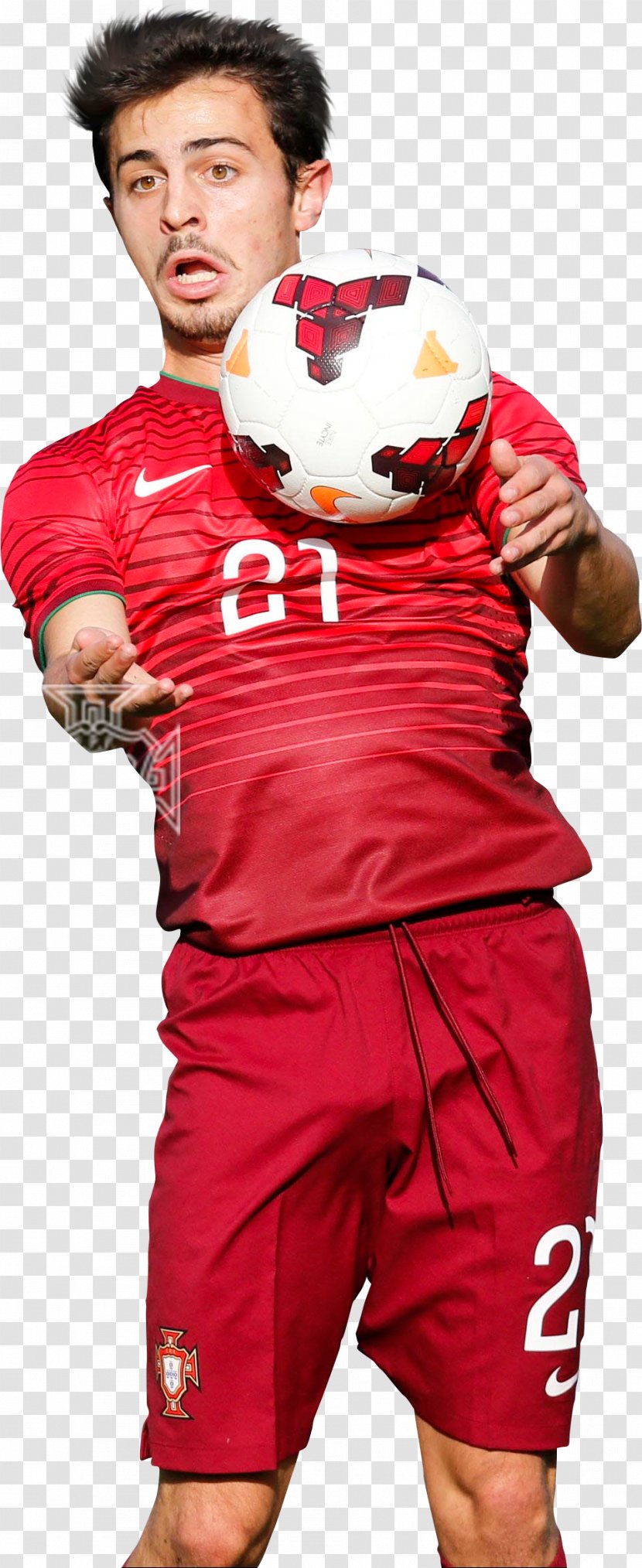 Bernardo Silva Portugal National Football Team Jersey Soccer Player Transparent PNG