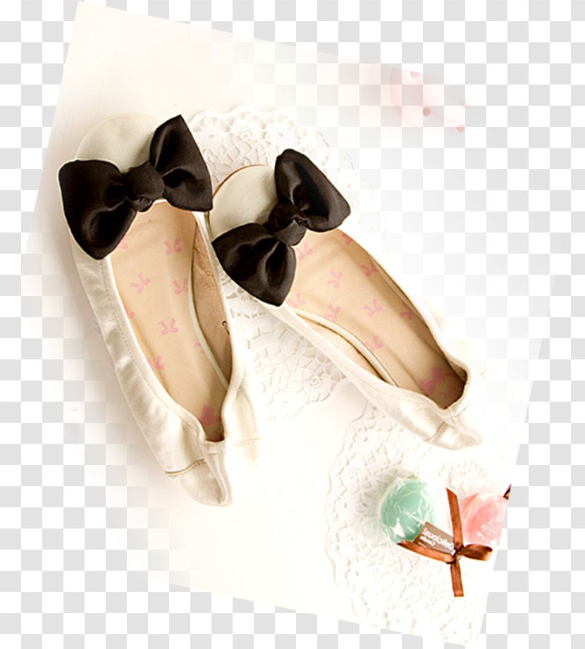 Ballet Flat Shoe High-heeled Footwear - White - Summer Women's Singles Shoes Transparent PNG