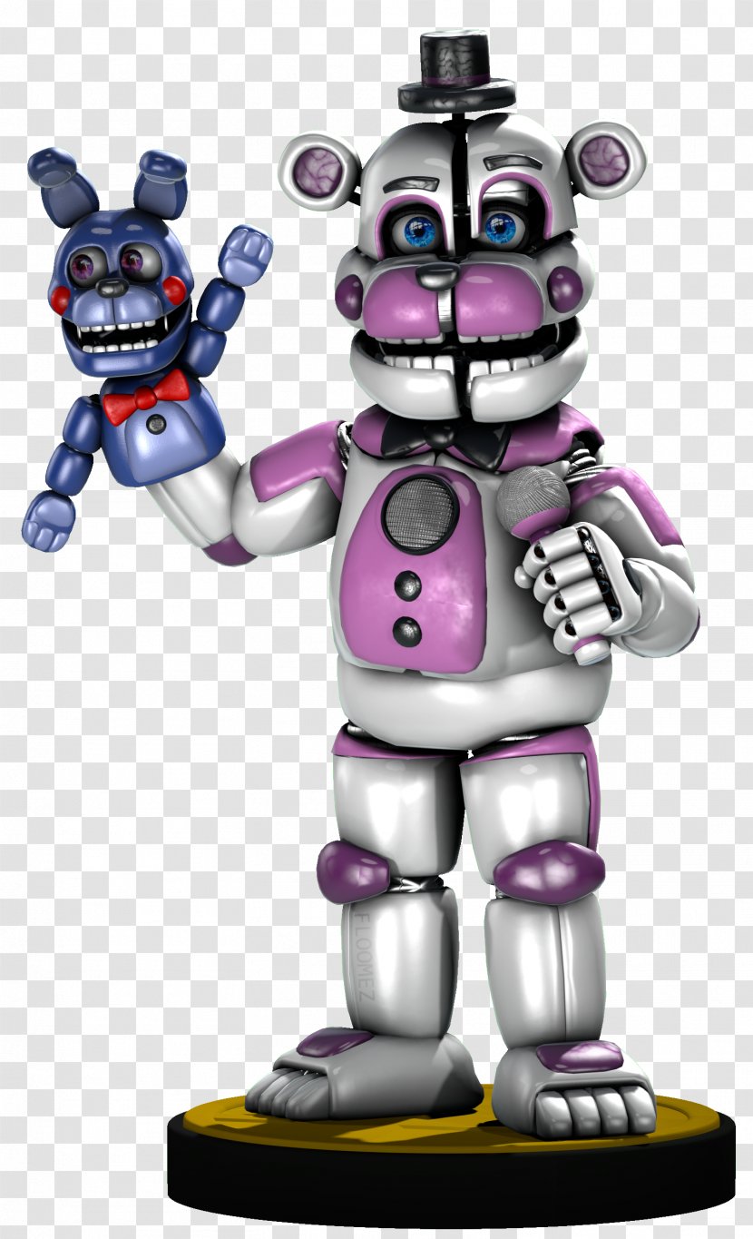 Five Nights At Freddy's 4 Freddy's: Sister Location Jump Scare Animatronics - Flower - Funtime Freddy Transparent PNG