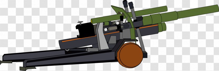 Howitzer Artillery Cannon Clip Art - Tank Transparent PNG